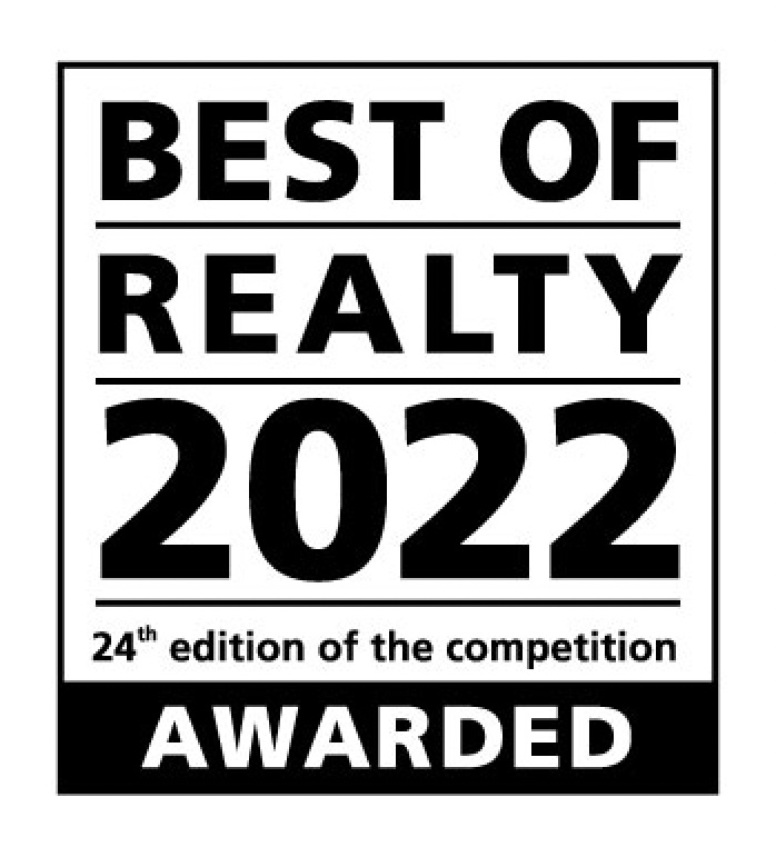 3. místo - BEST OF REALTY 2022 - Rezidenční projekt většího rozsahu