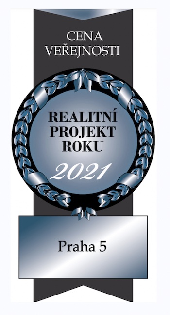 1. místo - Praha 5 - Realitní projekt roku 2021 - Cena veřejnosti